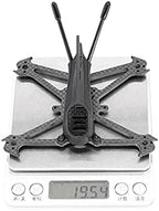 QWinOut Herbie 112 65MM 2.5 Inch Toothpick Frame Kit DIY RC Drone FPV Racing Aircraft Support 1103 1104 1206 Brushless Motor