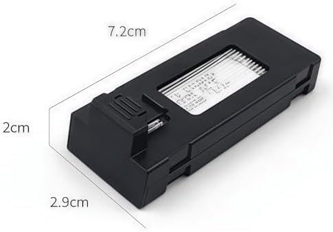 VBESTLIFE 3PCS Drone Battery, 3 x 750mAh 3.7V Rechargeable Quadcopter Drone Lithium Battery for E88max E99max P8 a13 a15 k6max k9max k10max k12max k706 k708 s1s