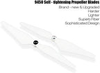 4 Pairs 9450 Self Tightening Drone Propeller(4CW+4CCW) for DJI Phantom 3 Professional, Advanced, Phantom 2 Series?-