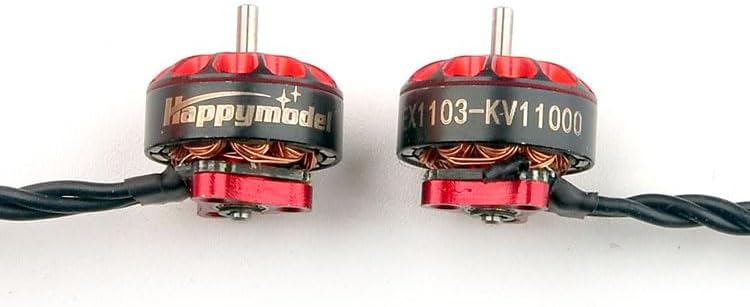 Happymodel EX1103 11000KV Brushless Motor for Mobula8 Drone, Shaft Diameter 1.5mm Mobula 8 Drone Motor FPV Models DIY Accessories(11000KV 2PCS)