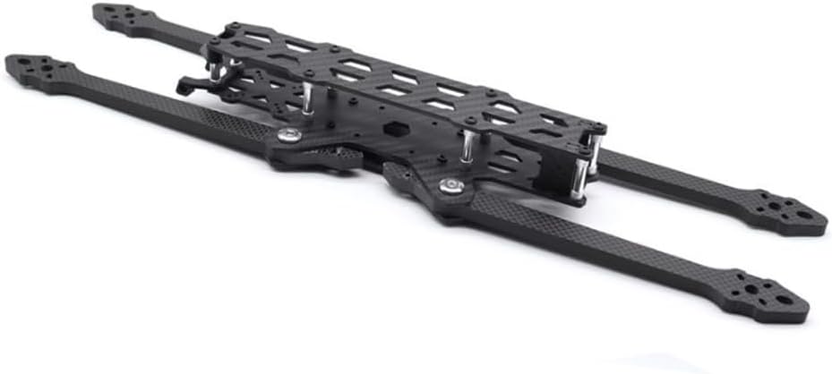 QWinOut Drone Kit LX10 V2 10inch Fold Carbon Fiber Frame Wheelbase 405mm Thickness Arm 7.0mm for 3115 Motor FPV Super Long Range Drones (Only LX10 V2 10inch Frame)