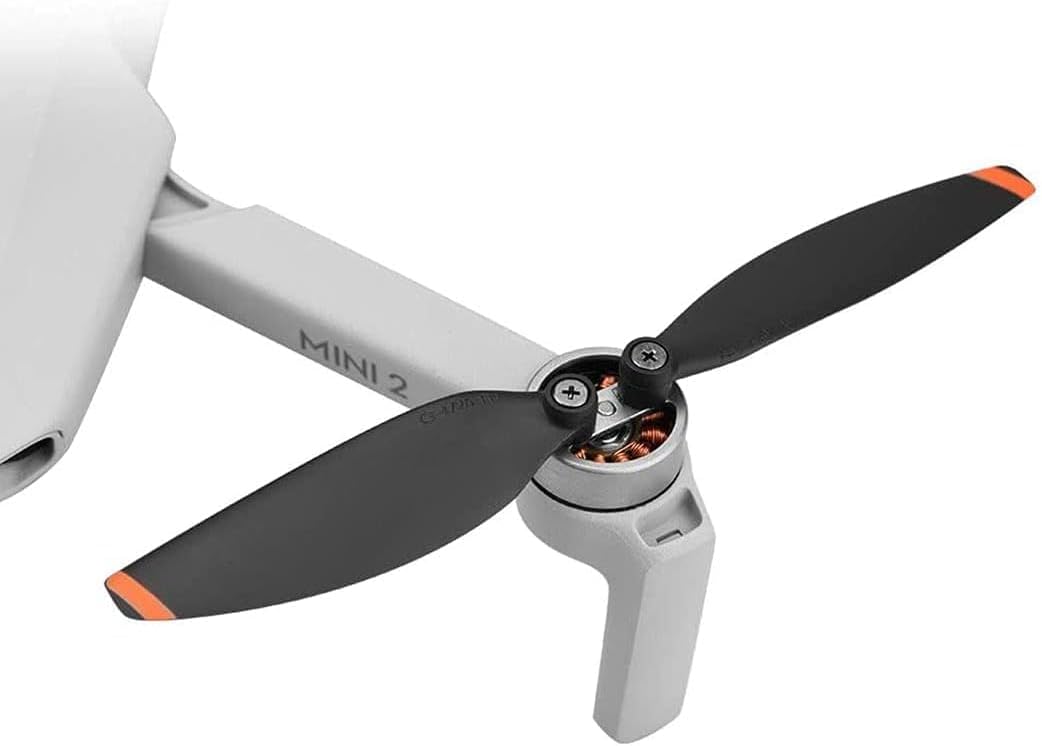 (32 Pcs) Mavic Mini 2/Mini 2 SE/Mini SE/Mini 4K Propellers Compatible with DJI Mini 2/Mini SE/Mini 2 SE/Mini 4K Drone Replacement Low-Noise and Quick-Release Blades Props Accessories (Orange)