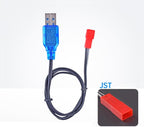 2 Pcs 3.7V 800mAh 25C 902540 Rechargeable Lipo Battery JST Plug with USB Charger for X56W X400 X400W X300C X400C X800 HS110 HS200 S670 V950hd S1750 V2450 X500 HJ818H J819S RC Quadcopter