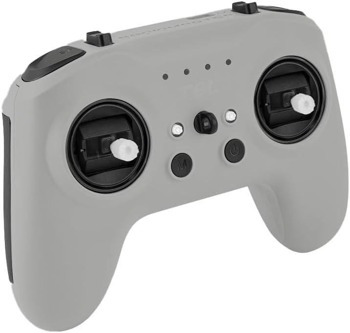 RadioMaster T8L ELRS 2.4GHz 10ch ExpressLRS Hall Gimbal Compact Radio Remote Control Transmitter for RC Drone Mode 2 (T8L Grey 18650)