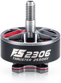 FS 2306 1750KV 1960KV 2550KV Brushless Motors for DIY FPV Racing Drone Quadcopter RC Hobby Models (Red 1960KV)