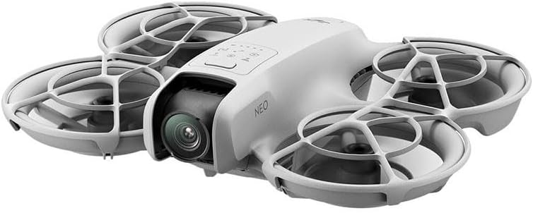 DJI Neo, Mini Drone with 4K UHD Camera for Adults, 135g Self Flying Drone that Follows You, Palm Takeoff, Subject Tracking, QuickShots, Stabilized Video, Built-In Propeller Guard (Controller-Free)