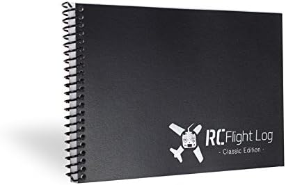 RC Flight Log Classic Edition Logbook for Remote Control Airplane Helicopter Quadcopter Drone