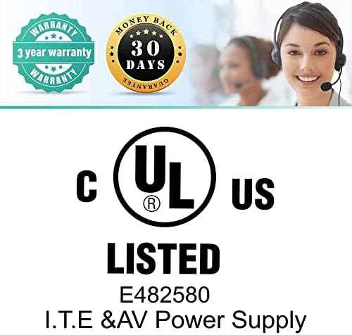 HKY AC Adapter Replacement for DJI Phantom 3 Series Drone Charger - Phantom 3 Pro/Advanced/Standard Quadcopter Drone & Remote Control UL Listed