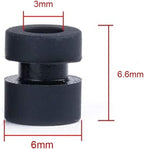 Stretchy Soft RC M3 Rubber Damper Balls Anti-Vibration Washer Damping Spacer for F4 F7 FPV Racing Flight Controllers Drone Accessories (60pcs) (Mix Color)