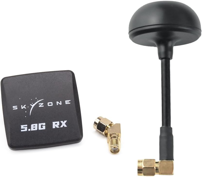 SKYZONE FPV Goggles Antenna 5.8G Flat Panel and Mushroom SMA FPV Antenna for FPV Goggles Receiver RC Drone Monitor