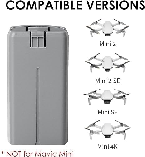 Intelligent Flight Battery Compatible with DJI Mini 4K, Mini 2,MiniSE,Mini2 SE (One Battery Only)