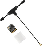 RadioMaster 2.4GHz RP1 ELRS FPV Receiver ExpressLRS Nano Receiver Come with 65mm UFL T Antenna for TX16S TX12 Zorro ELRS RC Transmitter