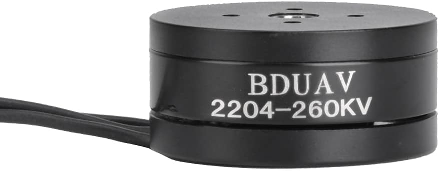Hapivida 2pcs Outdoor Brushless Motor 260kv RC Drones Bl Camera Accessory Low Noise and Low Power Consumption for Gimbal, RC Drones, Camera