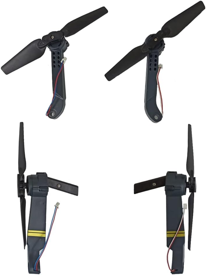 4pcs E58 Quadcopter Drone Arms with Motor and Propellers, Multirotors Replacement for E58/L800/JY019/S168 FPV Flying Drone