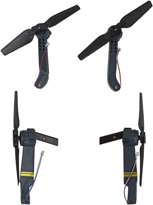 4pcs E58 Quadcopter Drone Arms with Motor and Propellers, Multirotors Replacement for E58/L800/JY019/S168 FPV Flying Drone