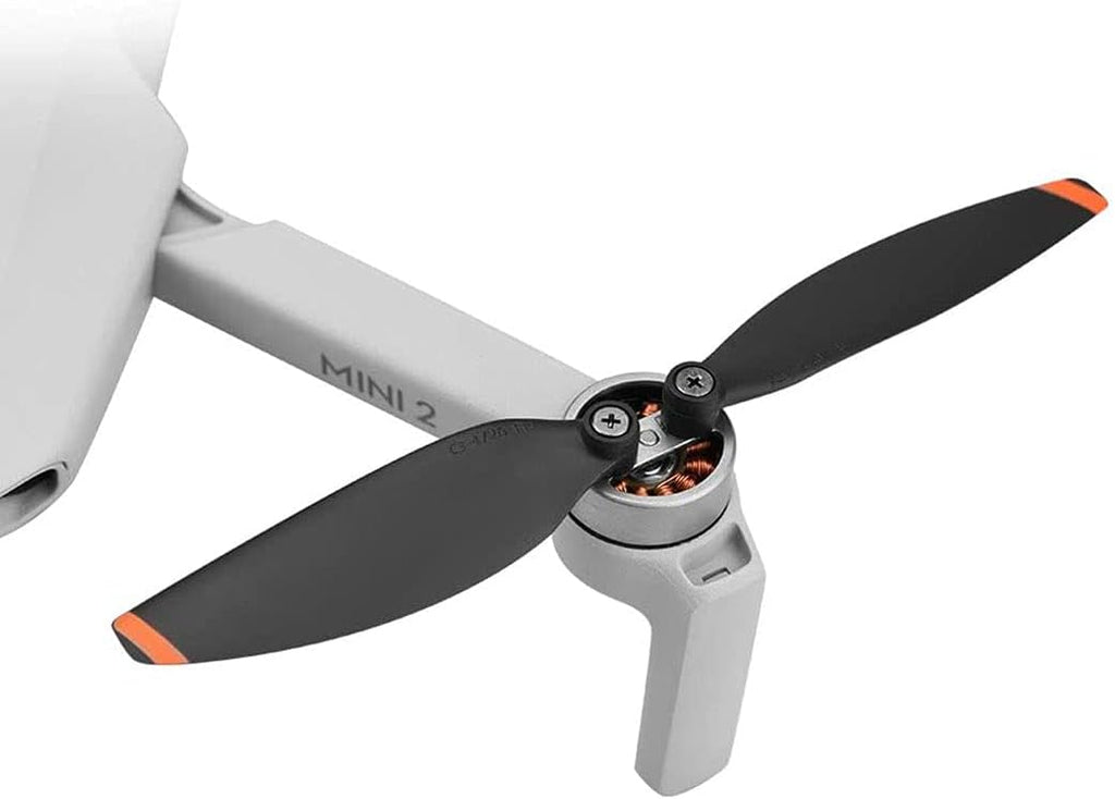 (24 Pcs) Mavic Mini 2/Mini 2 SE/Mini SE/Mini 4K Propellers Compatible with DJI Mini 2/Mini SE/Mini 2 SE/Mini 4K Drone Replacement Low-Noise and Quick-Release Blades Props Accessories (Orange)