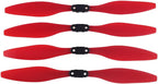3 Sets 12 pcs Red White Black Foldable Propeller for HS720 HS720E Four-axis Aircraft Blade Aerial Photography Brushless Drone Accessories