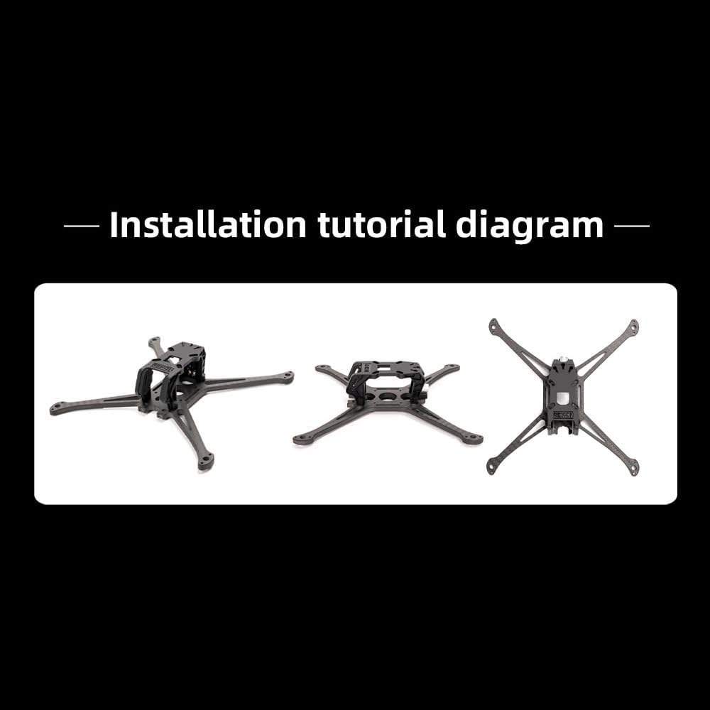 HGLRC Rekon 5 Lite Frame Kit 206mm for FPV Racing Drone Quad