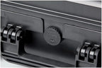 MyCaseBuilder Doro 1611-6 Heavy-Duty Waterproof Hard Case, for Electronics, Cameras, Drones, Guns, Optics, Laptops, Tablets - No Foam, 16x11x6 Inch, Black