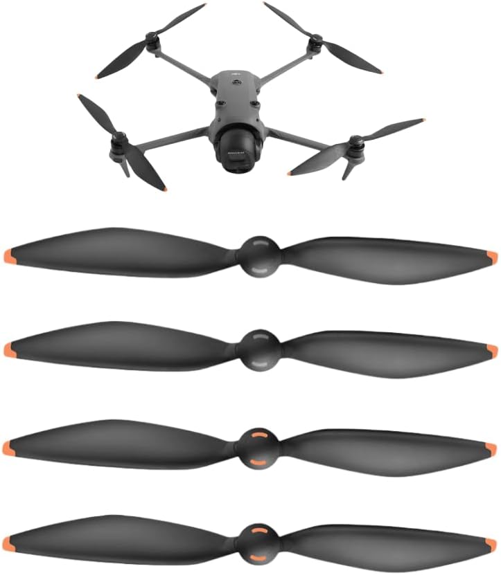 2 Pairs of Mavic 4 Pro Propellers, Quick Release Low Noise Propeller Blades Compatible with DJI Mavic 4 Pro Drone Accessories