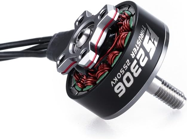 FS 2306 1750KV 1960KV 2550KV Brushless Motors for DIY FPV Racing Drone Quadcopter RC Hobby Models (Red 1960KV)