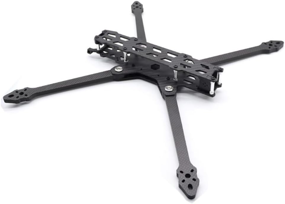 QWinOut Drone Kit LX10 V2 10inch Fold Carbon Fiber Frame Wheelbase 405mm Thickness Arm 7.0mm for 3115 Motor FPV Super Long Range Drones (Only LX10 V2 10inch Frame)