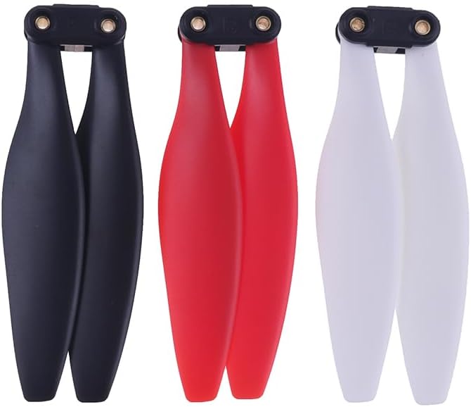 3 Sets 12 pcs Red White Black Foldable Propeller for HS720 HS720E Four-axis Aircraft Blade Aerial Photography Brushless Drone Accessories