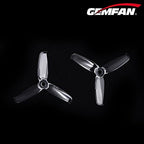 16pcs 3-Blade Props high-Speed Propellers, 3inch 75mm CW CCW for Racing Frame FPV Drone 1306 1407 1408 1606 1806 Motors,GEMFAN 3052£¨Black and Clear£©