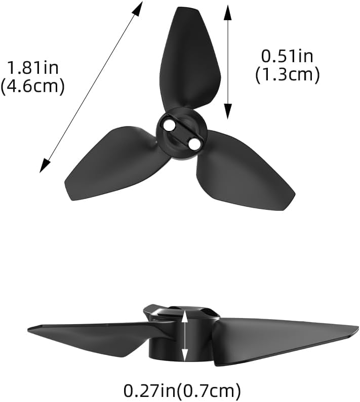 12 Pcs NEO Propellers Blades Quick Replacement Spare,Low Noise Wings Propeller for DJI NEO Drone Accessories