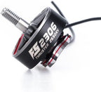 FS 2306 1750KV 1960KV 2550KV Brushless Motors for DIY FPV Racing Drone Quadcopter RC Hobby Models (Red 1960KV)
