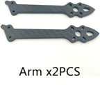 Mark4 5inch FPV Carbon Fiber Frame 225mm Wheelbase 5mm arm Freestyle Long Range Frame for RC Quadcopter Racing Drone (MARK4 Blue)