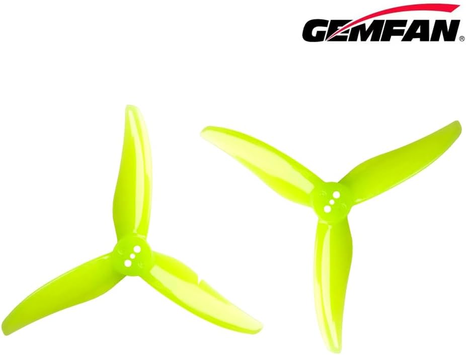 8pair Gemfan Hurricane 3520 Propeller 3.5X2X3 3-Blade Props for 3.5 Inch Quad with 1.5mm 3 Holes 1806-2004 Brushless Motor RC FPV Racing Drones Parts DIY
