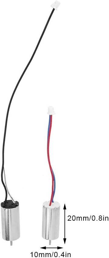 4Pcs 44000RPM Micro Brush Motor DC 3.7V Micro Coreless Brushed Motors 10x20mm Coreless Micro DC Motor for Robot Drone Airplane Model RC Toys