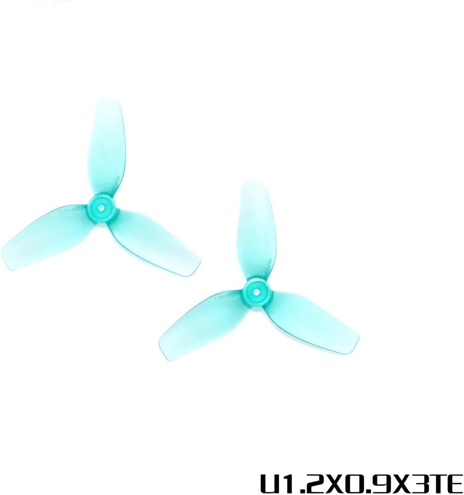 HQProp 16pcs 31mm 3-Blade Propellers Ultralight Whoop Props with 1mm Shaft Hole Compatible for 0702SE 23000KV Brushless Motor, Micro FPV Racing Drone Quadcopter