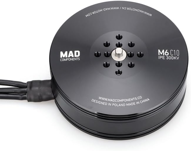 MAD M6C10 IPE 150KV 200KV 250KV 300KV Brushless Motor for Multirotor Quadcopter Hexrcopter Drone RC DIY Hobby rig (300KV)