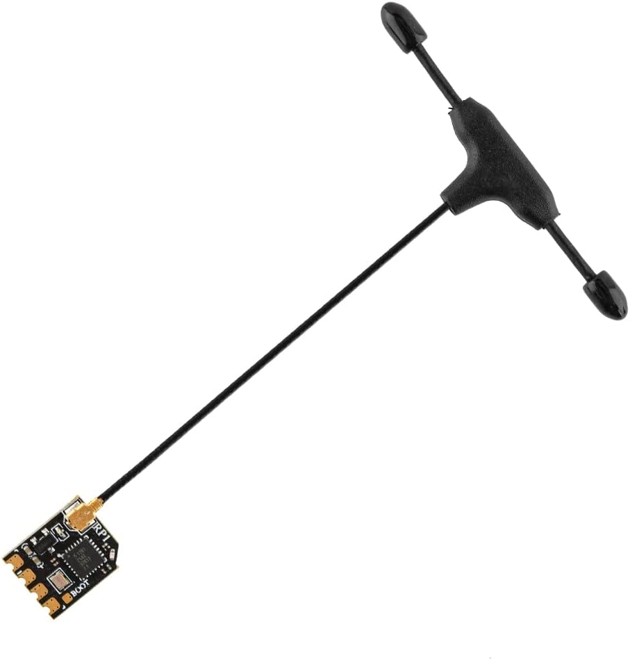 RadioMaster 2.4GHz RP1 ELRS FPV Receiver ExpressLRS Nano Receiver Come with 65mm UFL T Antenna for TX16S TX12 Zorro ELRS RC Transmitter