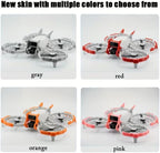 ILEI Flip Drone Protection Kit for Flip, 360¡ã Anti-Collision Accessories Set with Landing Gear, Tail Wing, Gimbal Bumper and Ring (Pink)