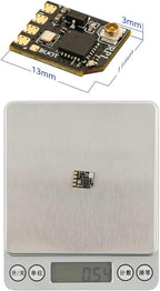 RadioMaster 2.4GHz RP1 ELRS FPV Receiver ExpressLRS Nano Receiver Come with 65mm UFL T Antenna for TX16S TX12 Zorro ELRS RC Transmitter