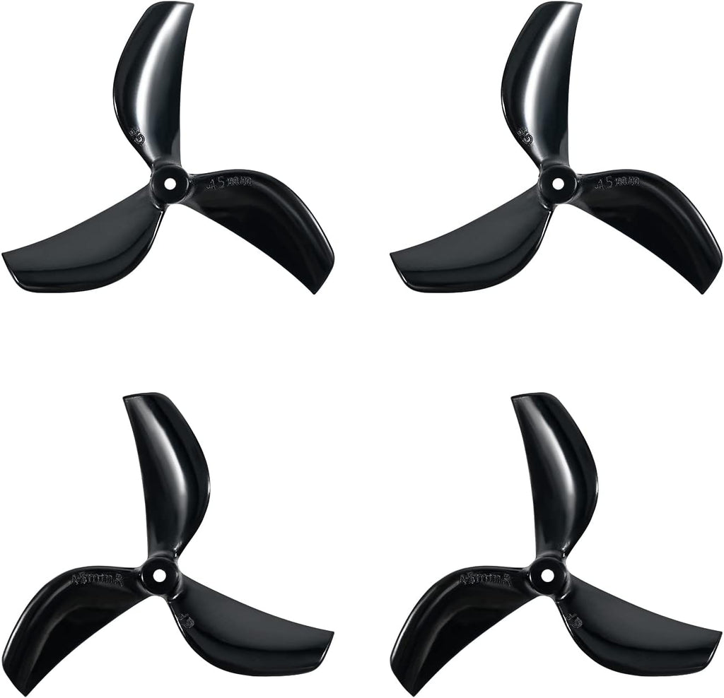 BETAFPV Gemfan 16pcs 45mm 3-Blade Whoop Drone Propeller with 1.5mm Shaft Hole Compatible for FPV Racing Like Meteor75 Pro 1S FPV Whoop Drone Quadcopter