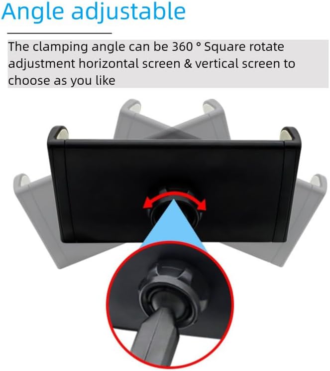 Drone Tablet Mount Holder for DJI Controllers - Adjustable 4.7-12.9 Bracket Compatible with Dji Mavic 2/Zoom/Pro Mini 2/2S/SE, Air 2/2S, Pro/Spark/ZINO/X8SE Series Remote, Phone & iPad Accessories