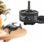 4 Pcs 3112 900KV Brushless Motor for Drone ¨C High-Power BLDC Motor for 9-10 inch Props, 1545W Max, FPV Drone Motors, Brushless RC Motor for Quadcopter, Hexacopter, RC Plane (4)