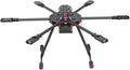 QWinOut Q705 Six-axls Folding Arm Hexacopter Aircraft Frame Kit 705MM 6-Axls Airframe with Landing Gear Skid for DIY Drone