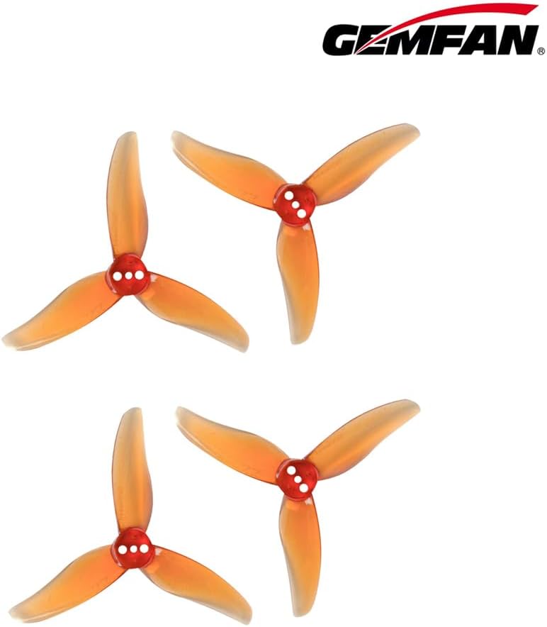 8Pairs Gemfan Hurricane 2520 2.5X2X3 3-Blade PC Propeller 1.5MM for FPV Freestyle 2.5Inch Drone 1106 1404