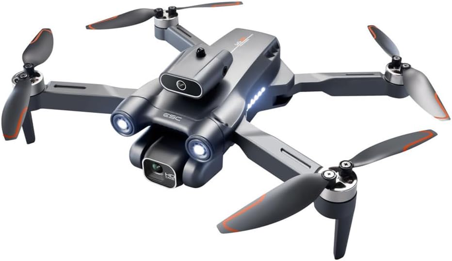 Sonilco S1S Mini Drone with Dual Lens Camera, Brushless Motor, 4-Sided Obstacle Avoidance, LED Light Bar, Altitude Hold, One-Key Return, Wi-Fi FPV, 18min Flight Time, 2 Batteries ¨C Foldable Design (Ages 14+)