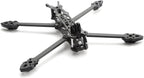 HXBER Mark4 8inch 375mm with 5mm Arm Quadcopter Frame 3K Carbon Fiber 8'' FPV Freestyle Racing Drone with Print Parts for DIY FPV, Black