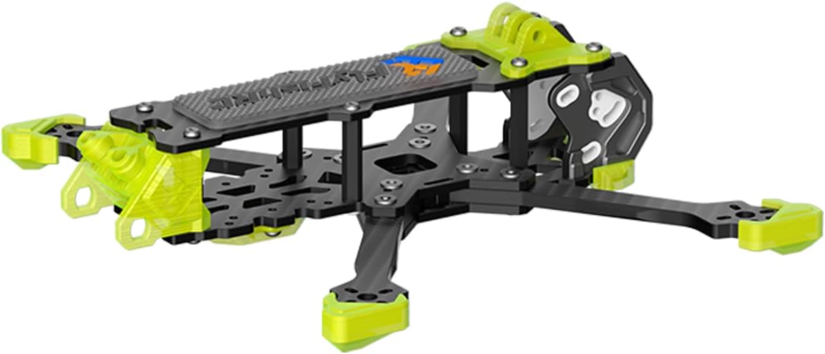 VOLADOR VX3.5 O4 Pro Air Unit RC FPV Racing Drone Quad T700 Carbon Fiber 3.5¡å HD quashed-X Quadcopter Frame Kit RC DIY Parts w/TPU Accessories Yellow