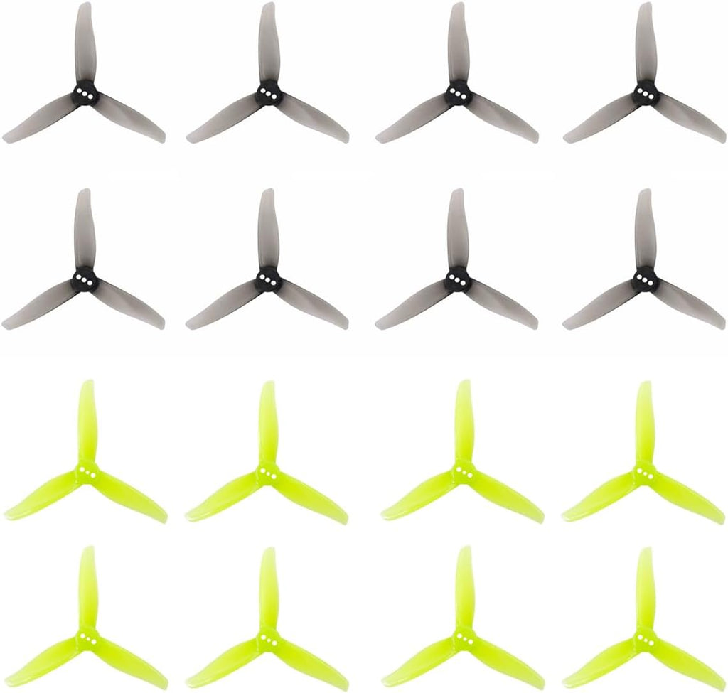 16pcs GEMFAN 3016 3-Blade 3inch Propeller Props 1.5mm Hole for 1108-1308 Brushless Motors, FPV Racing Drone, Toothpick Quadcopters