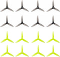 16pcs GEMFAN 3016 3-Blade 3inch Propeller Props 1.5mm Hole for 1108-1308 Brushless Motors, FPV Racing Drone, Toothpick Quadcopters