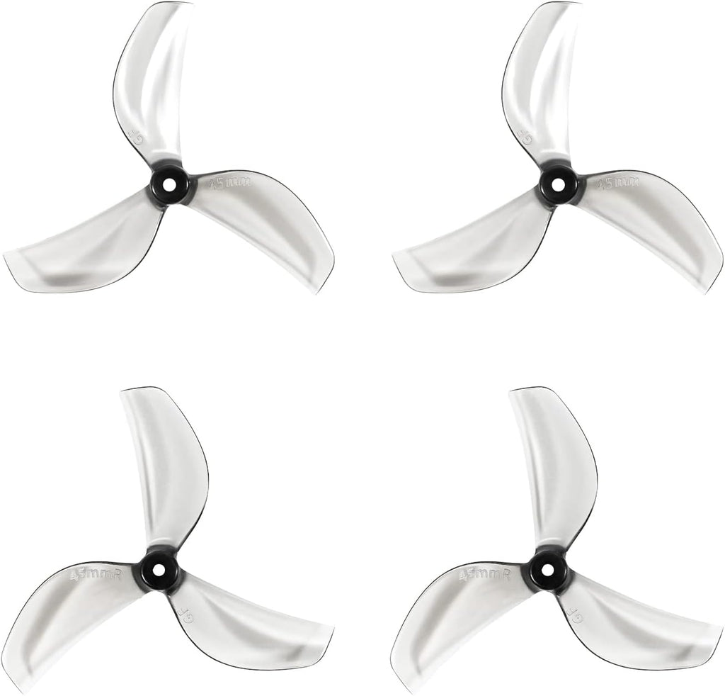 BETAFPV Gemfan 16pcs 45mm 3-Blade Whoop Drone Propeller with 1.5mm Shaft Hole Compatible for FPV Racing Like Meteor75 Pro 1S FPV Whoop Drone Quadcopter