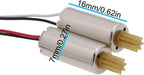 Create idea 4Pcs Quadcopter Motor Forward/Reverse Motor Compatible with E88 E88PRO E88MAX E525 E99 E99PRO P1 P5PRO RC Drone, 7x16mm